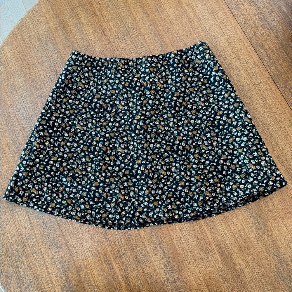 Princess Polly Black and White A-Line Mini Skirt